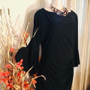 NWOT- Sexy, soft and flattering black dress.